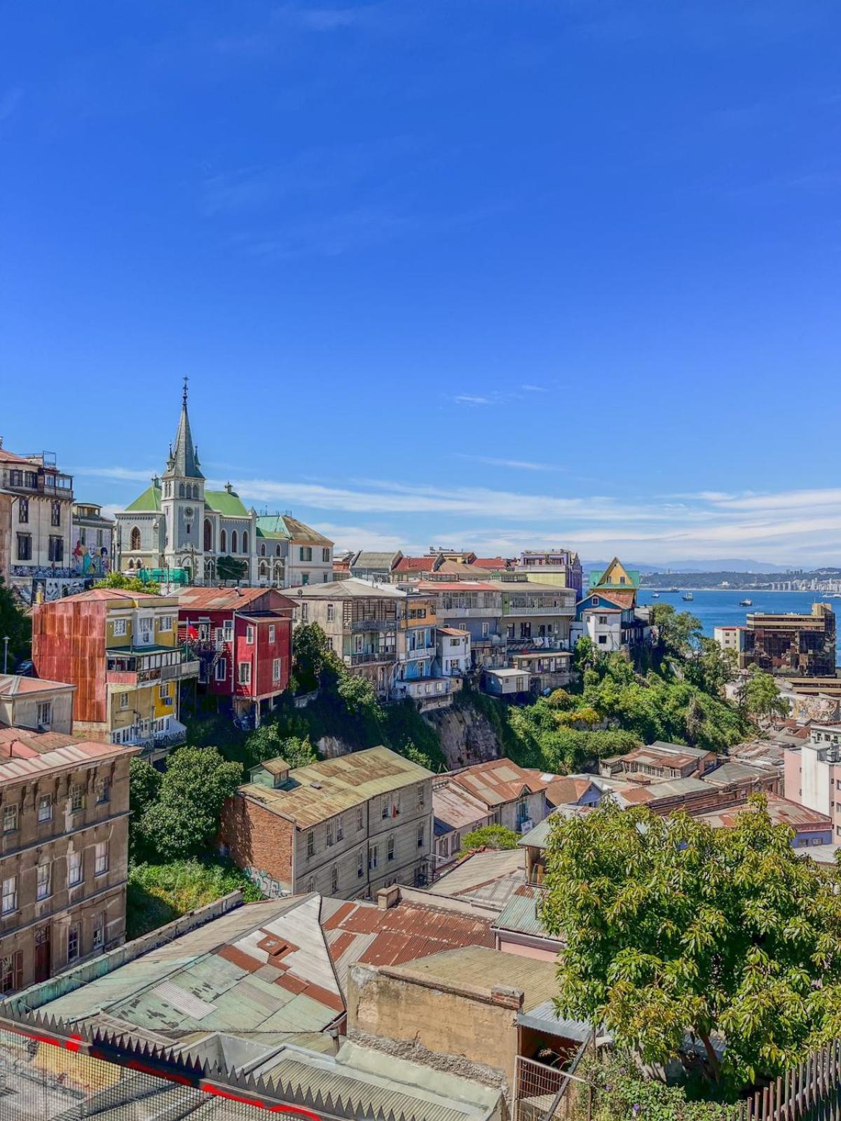 Lemuria Hostel Valparaíso Exteriör bild