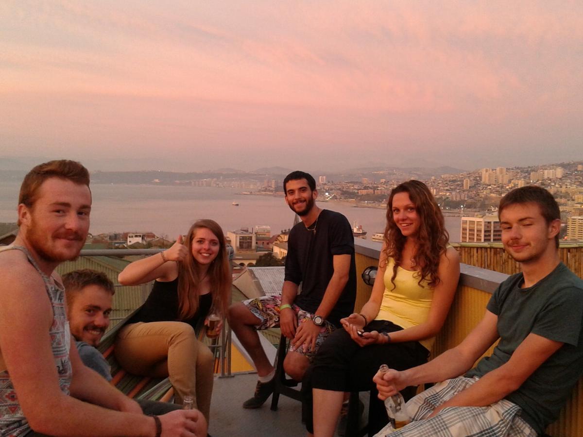 Lemuria Hostel Valparaíso Exteriör bild