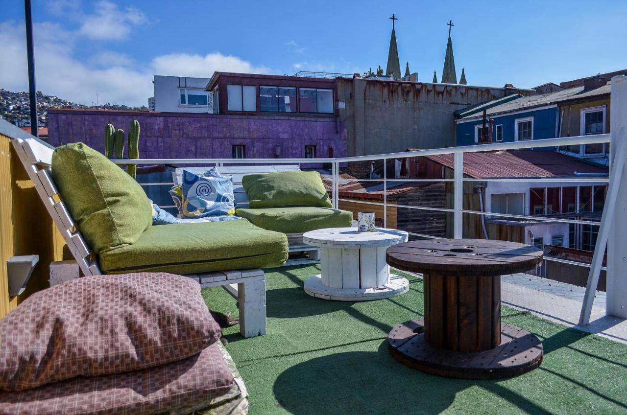 Lemuria Hostel Valparaíso Exteriör bild