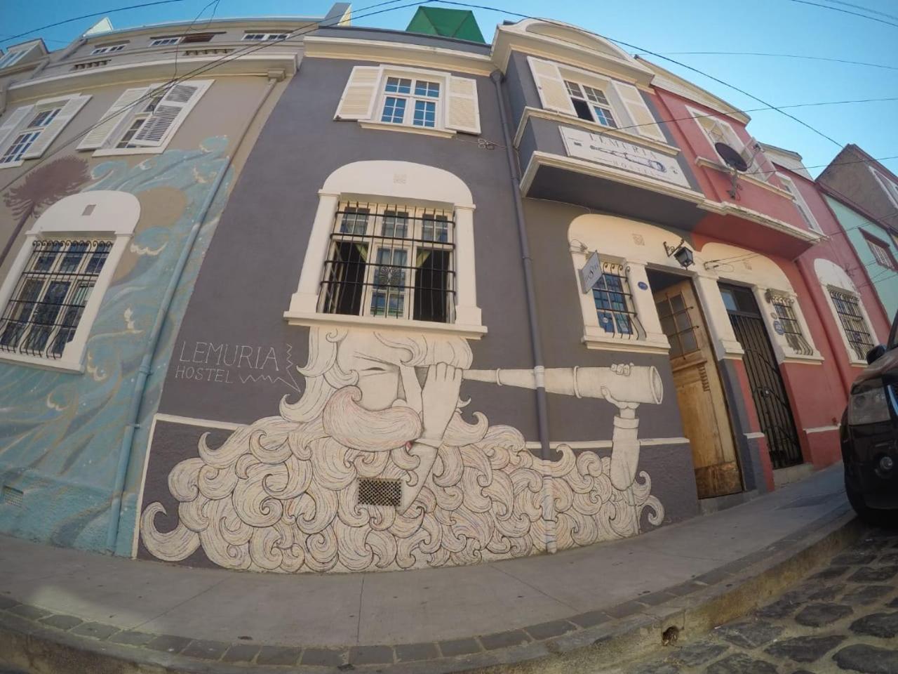 Lemuria Hostel Valparaíso Exteriör bild